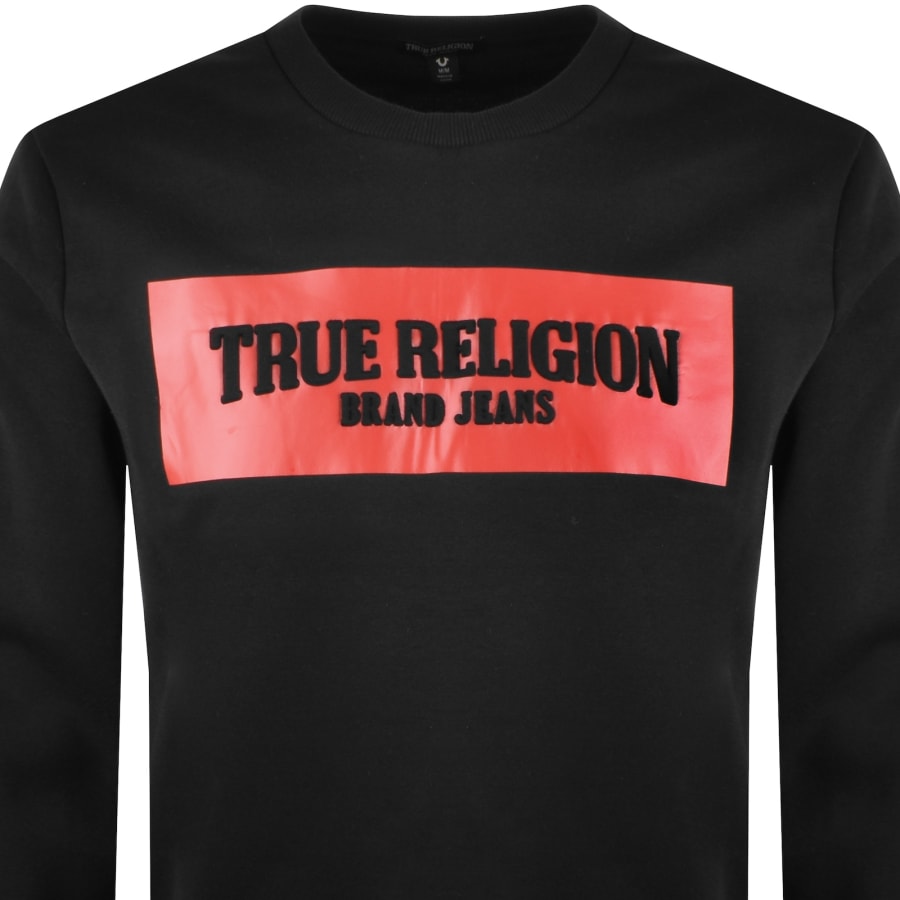 True Religion Embossed Arch Sweatshirt Black